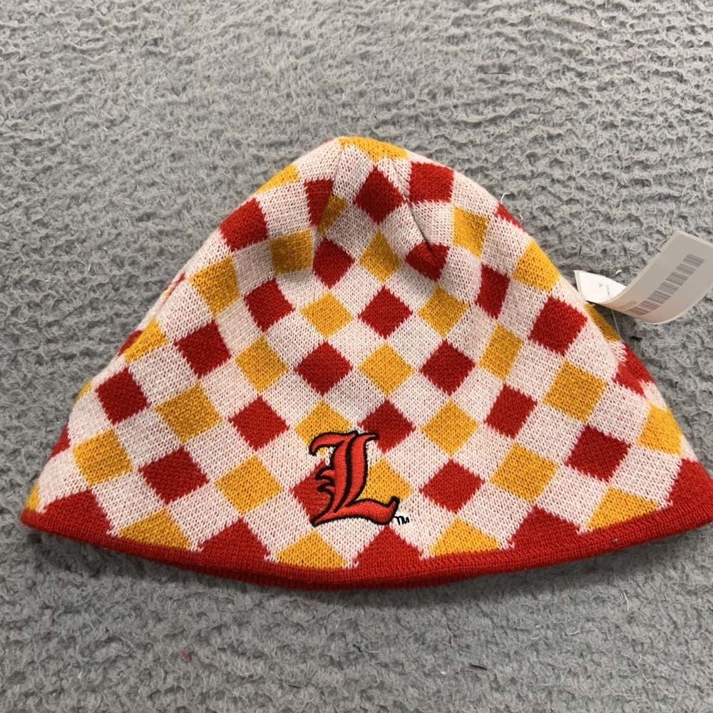 Louisville Cardinals Hat Cap Mens Beanie One Size Unbranded Check-15358